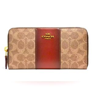 💯 Coach accordion long wallet